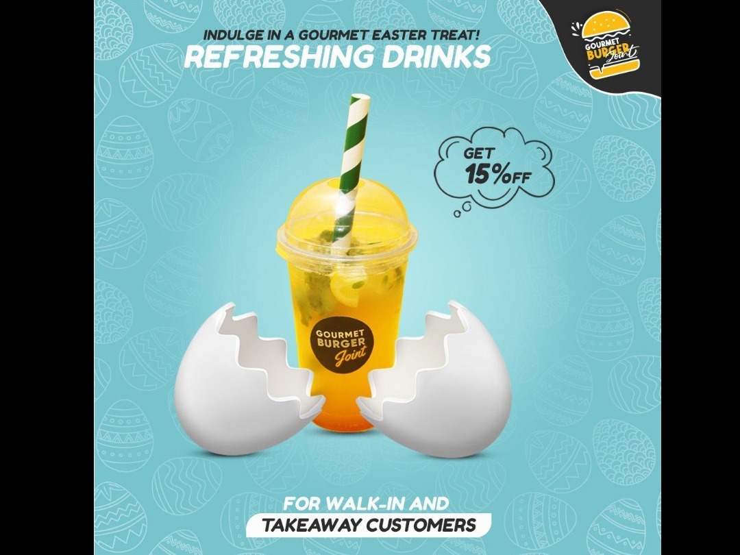 Hop into Easter with a refreshing twist! Enjoy 15% off on our passion fruit mojitos, available only on April 9th.